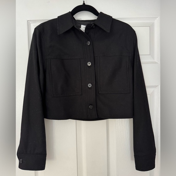 Aritzia- Wilfred little cropped jacket precision wool - Picture 2 of 3